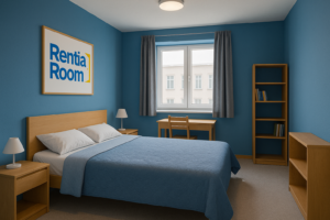 Habitación lista para alquilar en Murcia, ejemplo real gestionado por Rentia Room